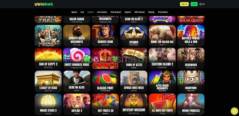 Velobet casino in United Kingdom